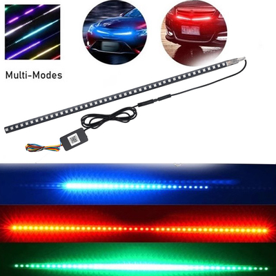 Universal ABS Car Interior LED Lampade impermeabile 56CM Car Flash Strobe Light Knight Rider Scanner Light