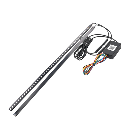 Universal ABS Car Interior LED Lampade impermeabile 56CM Car Flash Strobe Light Knight Rider Scanner Light