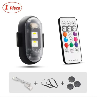 RGB Color LED Car Interior Atmosphere Lights Micro USB IP67 telecomando wireless