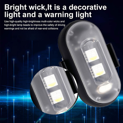 RGB Color LED Car Interior Atmosphere Lights Micro USB IP67 telecomando wireless