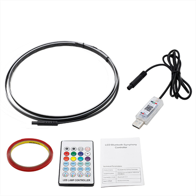 5V PVC USB LED Strip Lights 110cm con APP Remote Control Multi Lighting Modes per l'atmosfera interna