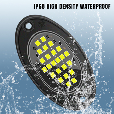 12V Chassis Light impermeabile 2835 LED Single Color Pure White 24 LED Rock Light per camion Jeep ATV UTV Offroad Underglow