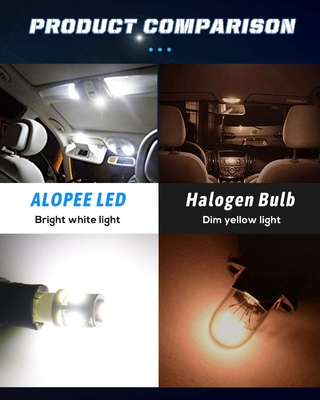 194 lampadine automobilistiche del LED 6500K incuneano T10 SMD 5050 scheggia