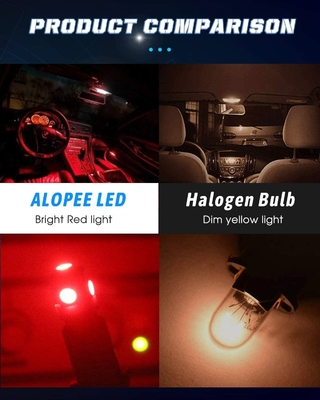 194 lampadine automobilistiche del LED 6500K incuneano T10 SMD 5050 scheggia