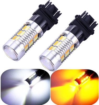 3157 3057 3357 4157 luci di segnalazione Amber Switchback di giro del freno del LED 22 SMD con il proiettore