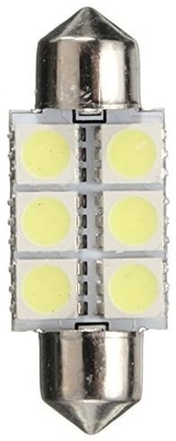 CC bianca blu 12V 31mm delle luci dell'automobile del festone C5W 5050 6SMD LED della cupola interna della lampadina 36mm 39mm 41mm