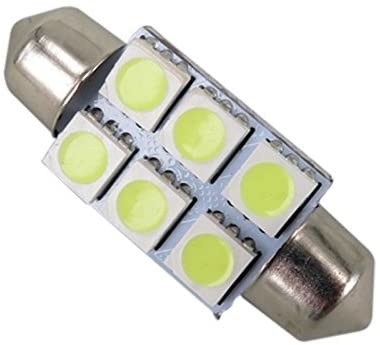 CC bianca blu 12V 31mm delle luci dell'automobile del festone C5W 5050 6SMD LED della cupola interna della lampadina 36mm 39mm 41mm