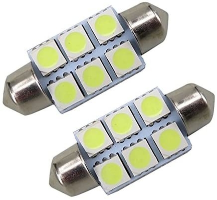CC bianca blu 12V 31mm delle luci dell'automobile del festone C5W 5050 6SMD LED della cupola interna della lampadina 36mm 39mm 41mm