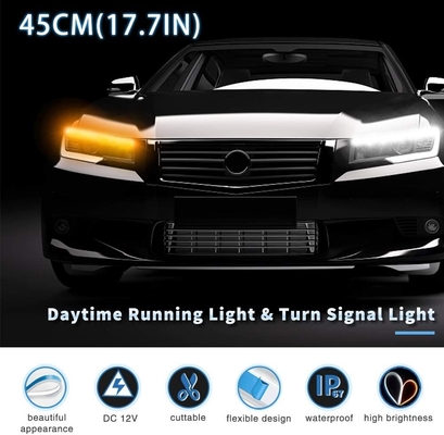 IP67 proiettore a 4,5 pollici leggero del motociclo di passaggio del Cree LED di CC 12V che guida lampada